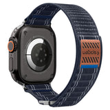 Spigen Wbf0 Remmen Til Apple Watch 8 / 9 / 10 / 11 / 12 / Se / Ultra (44 / 45 / 46 / 49 Mm) Marineblå