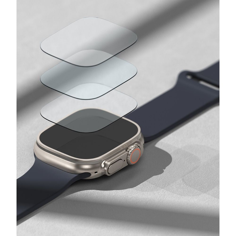 Hærdet Glas Ringke Id Fc Glas 4 Pack Apple Watch Ultra 1/2/3/4 (49 Mm) Klar