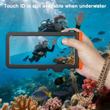 Tech Protect Ipx8 Pro Universal Vandtæt Dykkeretuis Sort/Orange