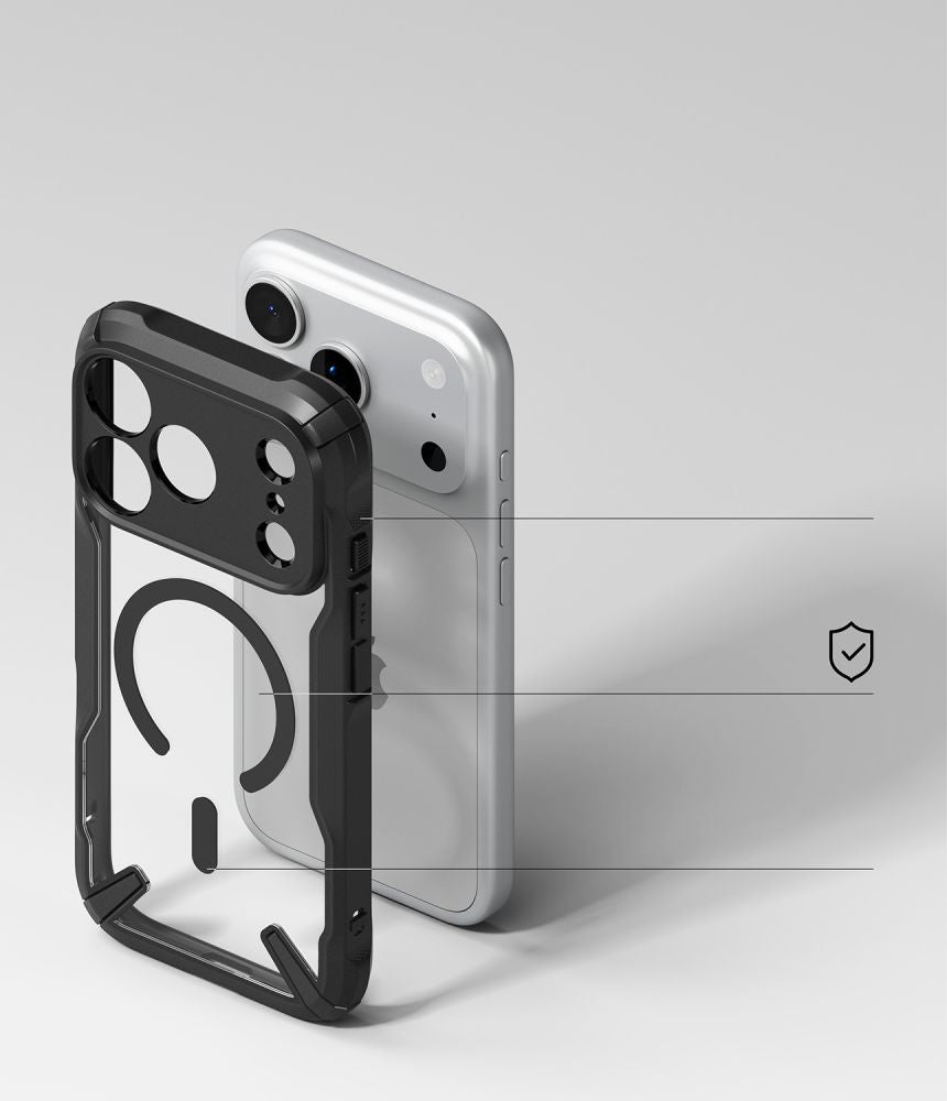 Ringke Fusion X Magnetisk Magsafe Iphone 17 Pro / 18 Pro Sort
