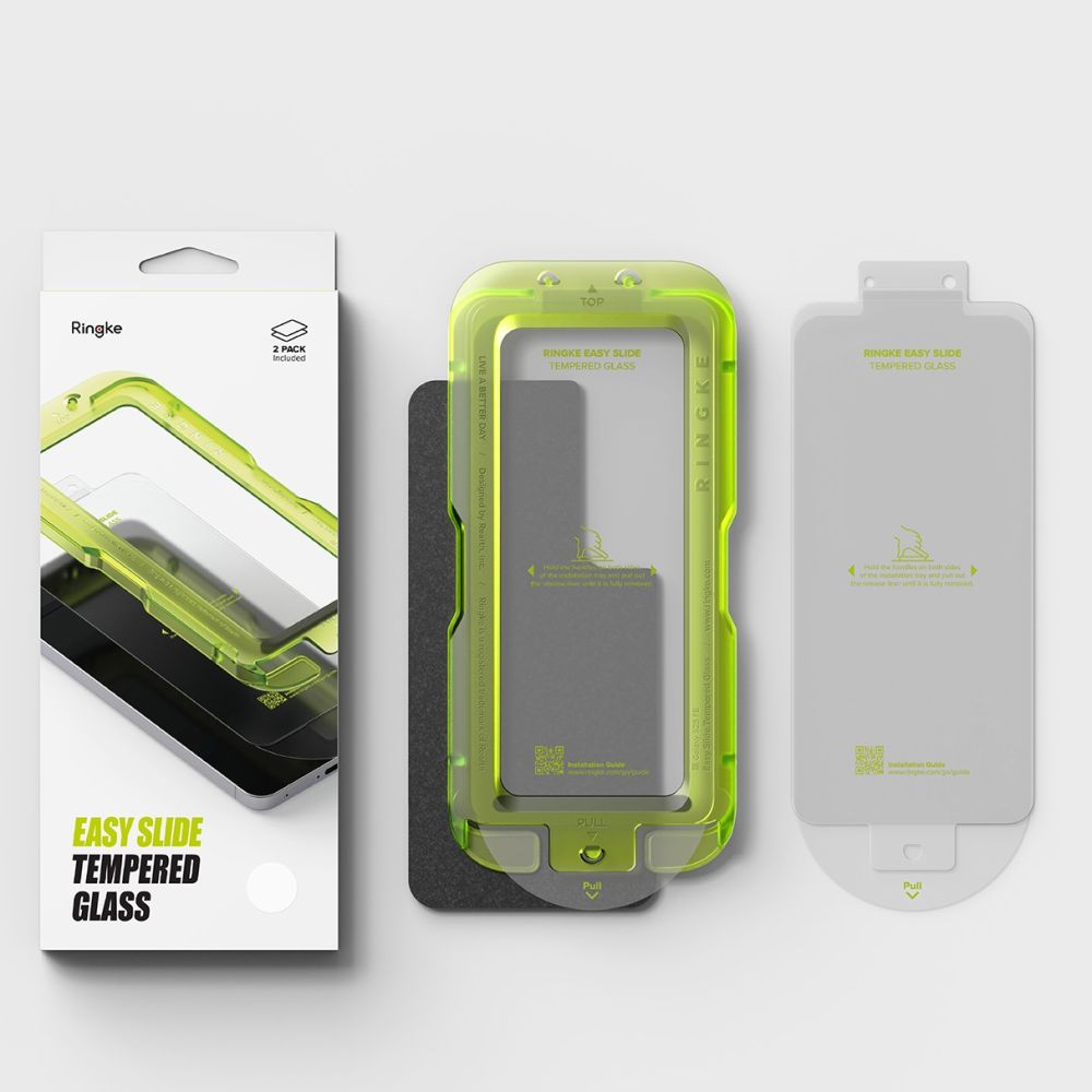 Hærdet Glas Ringke Easy Slide 2 Pack Galaxy S25 Fe Clear