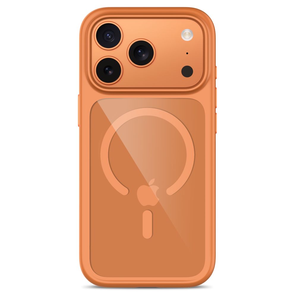 Tech Protect Magone Magsafe Cc + Glas 2 Pak Iphone 17 Pro Max / 18 Pro Max Cosmic Orange/Klar