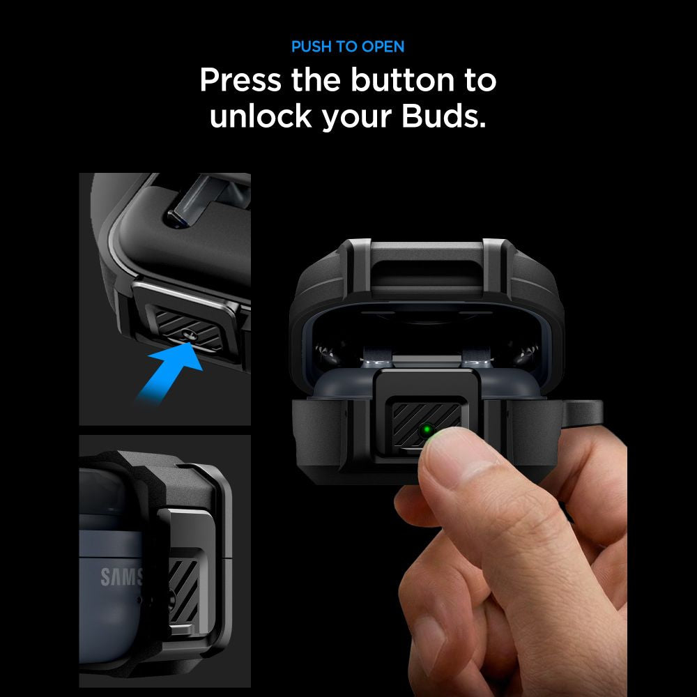 Spigen Lock Fit Samsung Galaxy Buds 4 / 4 Pro Matsort