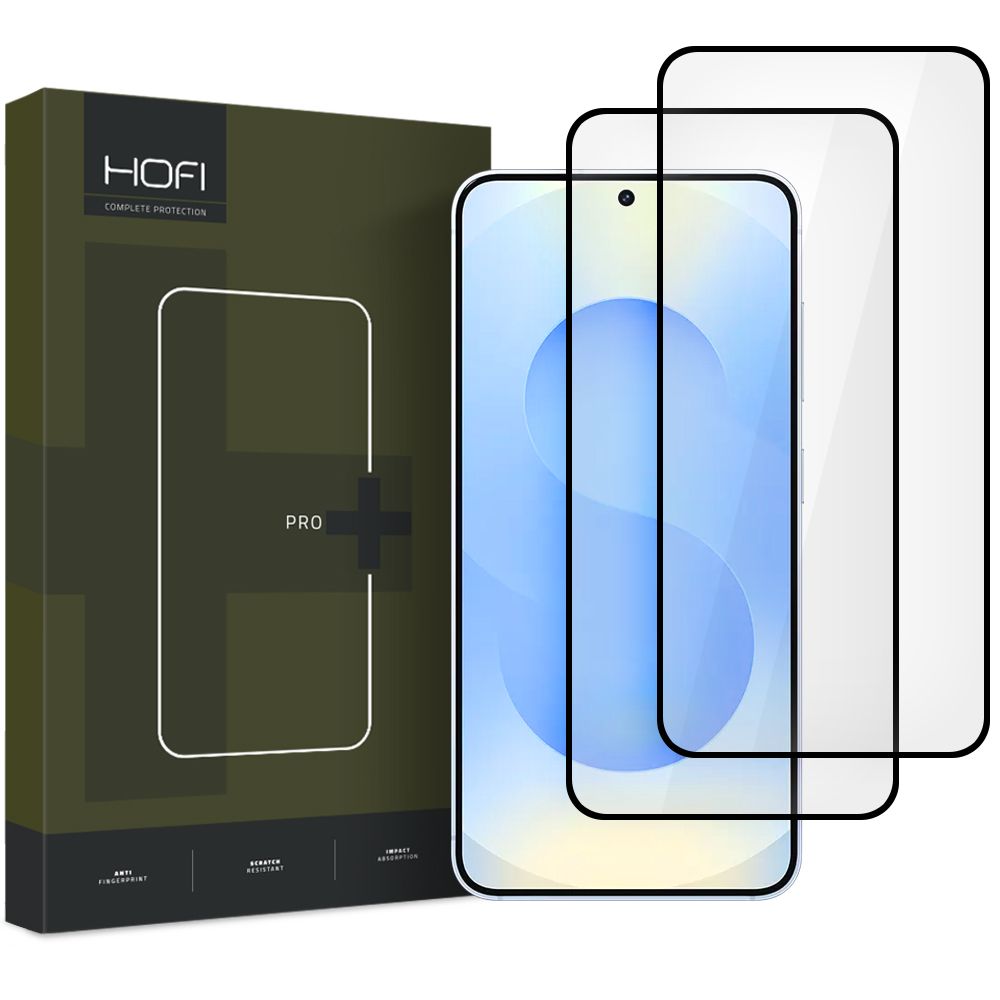 Hærdet Glas Hofi Glass Pro+ 2 Pack Galaxy S24 / S25 Sort