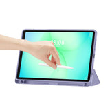 Tech Protect Sc Hybrid Pen Til Galaxy Tab A9 / A11 8.7 X110 / X115 / X133 / X135 Violet Marmor