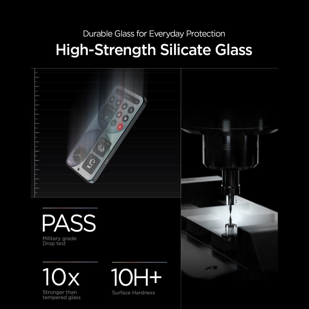 Hærdet Glas Spigen Glas.Tr Ez Fit Pro Ac 2 Pack Ingenting Phone 4 A Clear