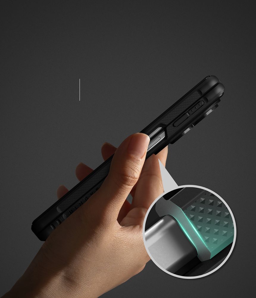 Ringke Onyx Flap Magnetisk Magsafe Galaxy Z Fold 8 Sort