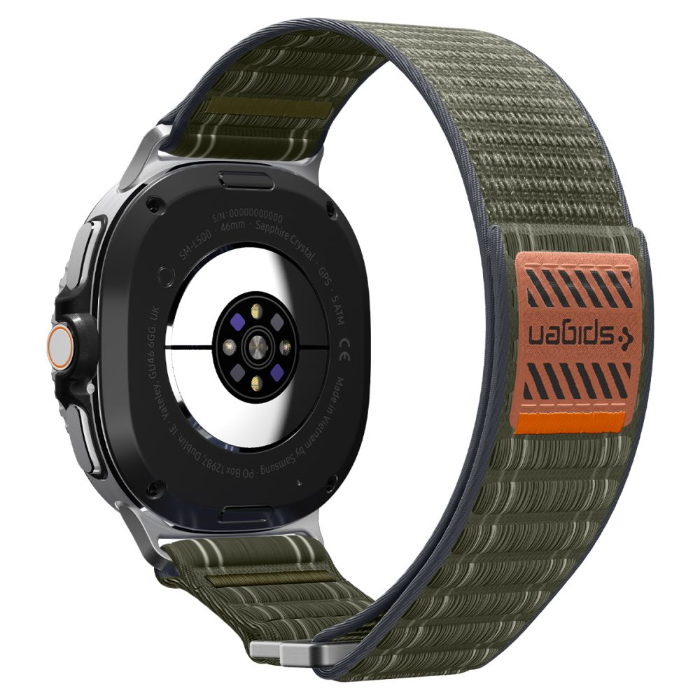 Spigen Wbf0 Band Til Samsung Galaxy Watch 8 / 9 / Classic (40 / 44 / 46 Mm) Grøn