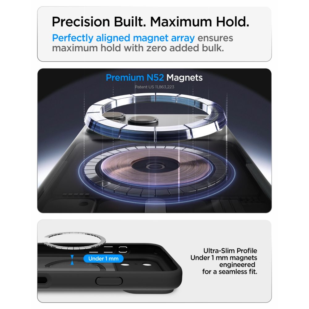 Spigen Ultra Hybrid Magsafe Iphone 17 Pro / 18 Pro Frost Sort