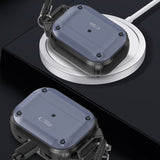 Tech Protect Rough Hook Apple Airpods Pro 1/2 Stålblå