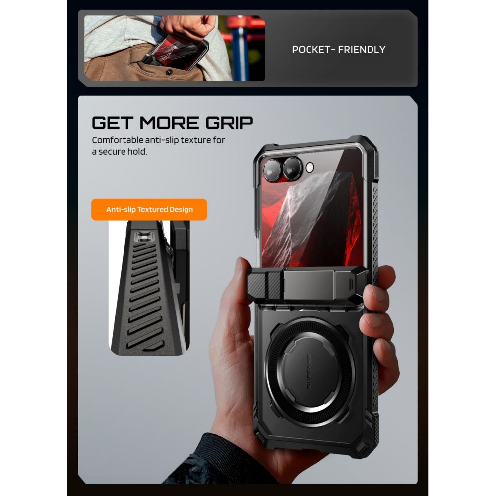 Supcase Ub Grip Mag Magsafe Galaxy Z Flip 8 Sort