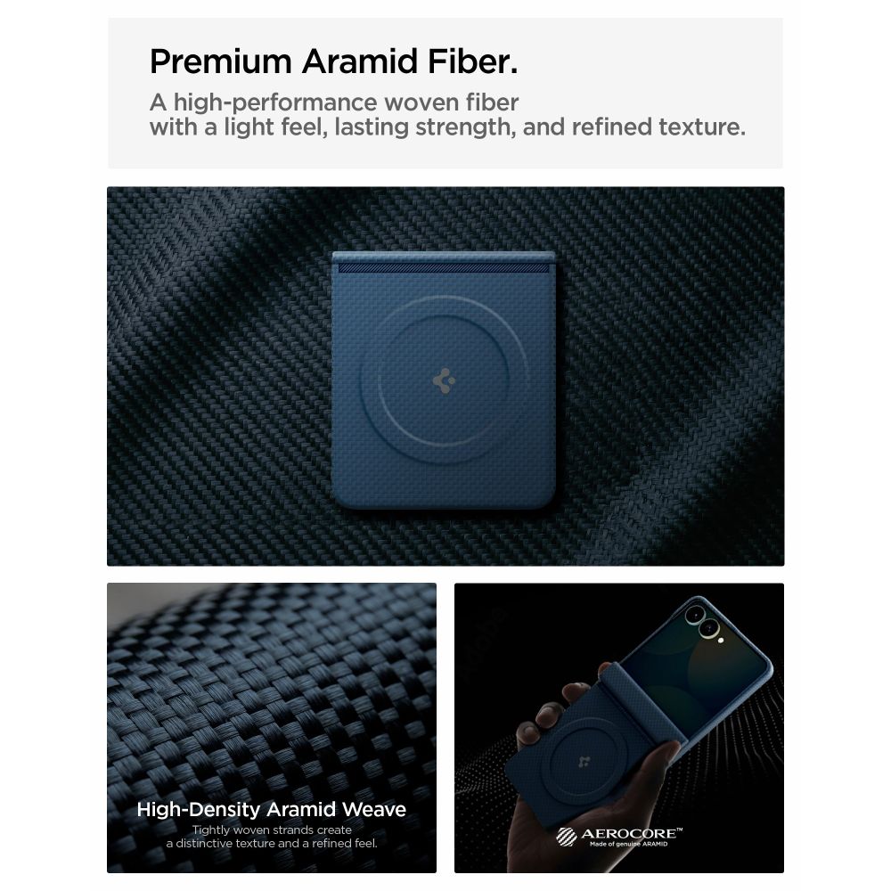 Spigen Airskin Aramid Magsafe Galaxy Z Flip 8 Navy