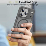Tech Protect Magmat Magsafe Iphone 17 Pro Matte Krydskrift Grå