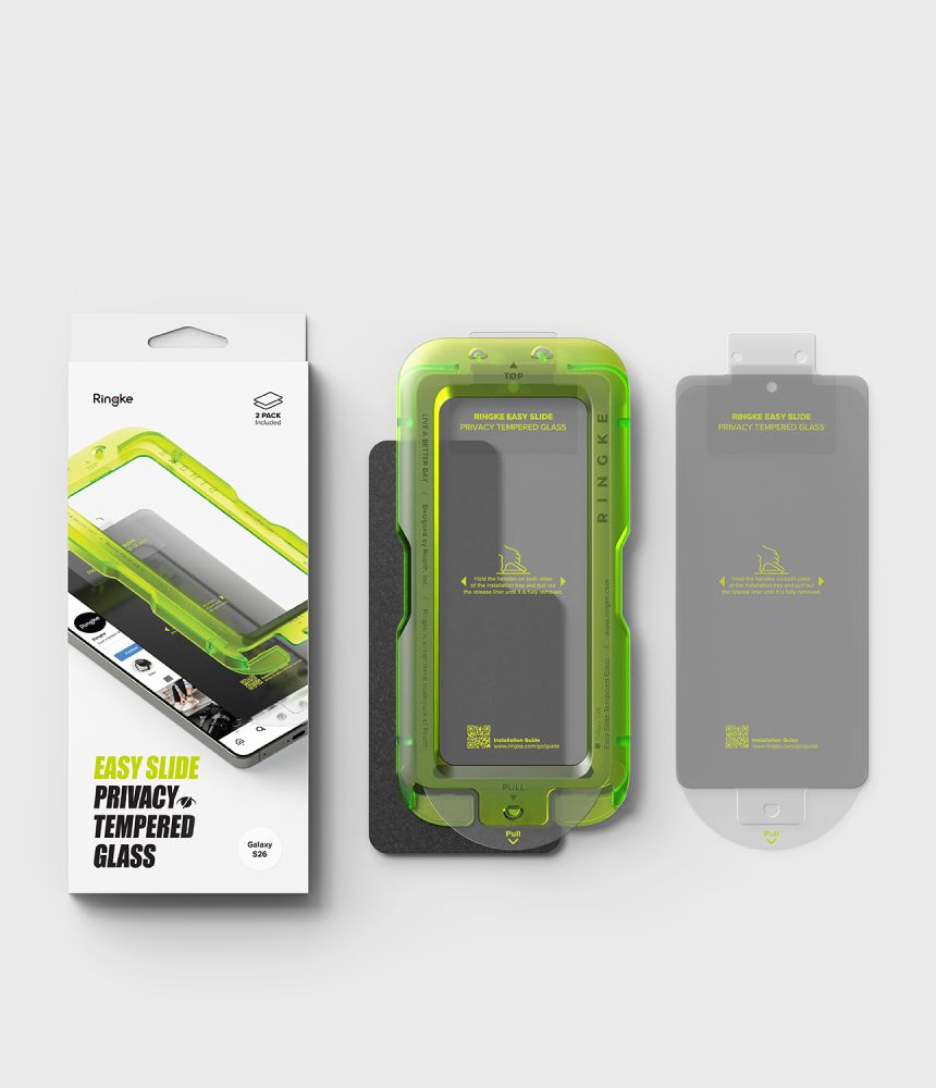 Privacyglas Ringke Easy Slide 2 Pack Galaxy S26 Fortrolighed