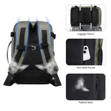 Tech Protect Defender S50 Ryanair & Wizzair Rejse Laptop Rygsæk 20 L 40x20x25 Olivengrøn