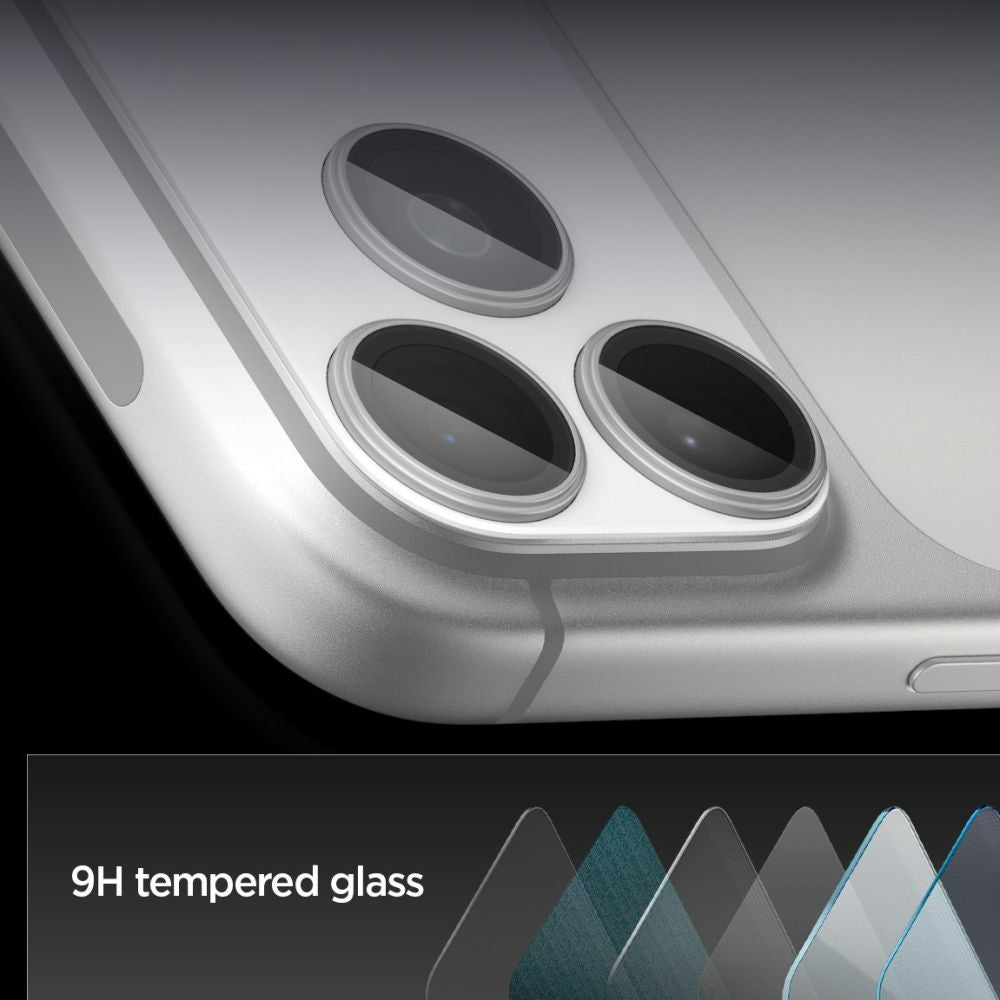 Kamera Beskyttelse Spigen Optik Pro Xl Glas.Tr ”Ez Fit” Kamera Beskyttelse Iphone 17 Pro Max Silver