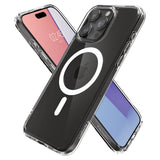 Spigen Ultra Hybrid Magsafe Iphone 15 Pro Hvid