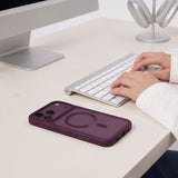 Tech Protect Magmat Magsafe Cc Iphone 17 Pro Max / 18 Pro Max Mat Burgundy