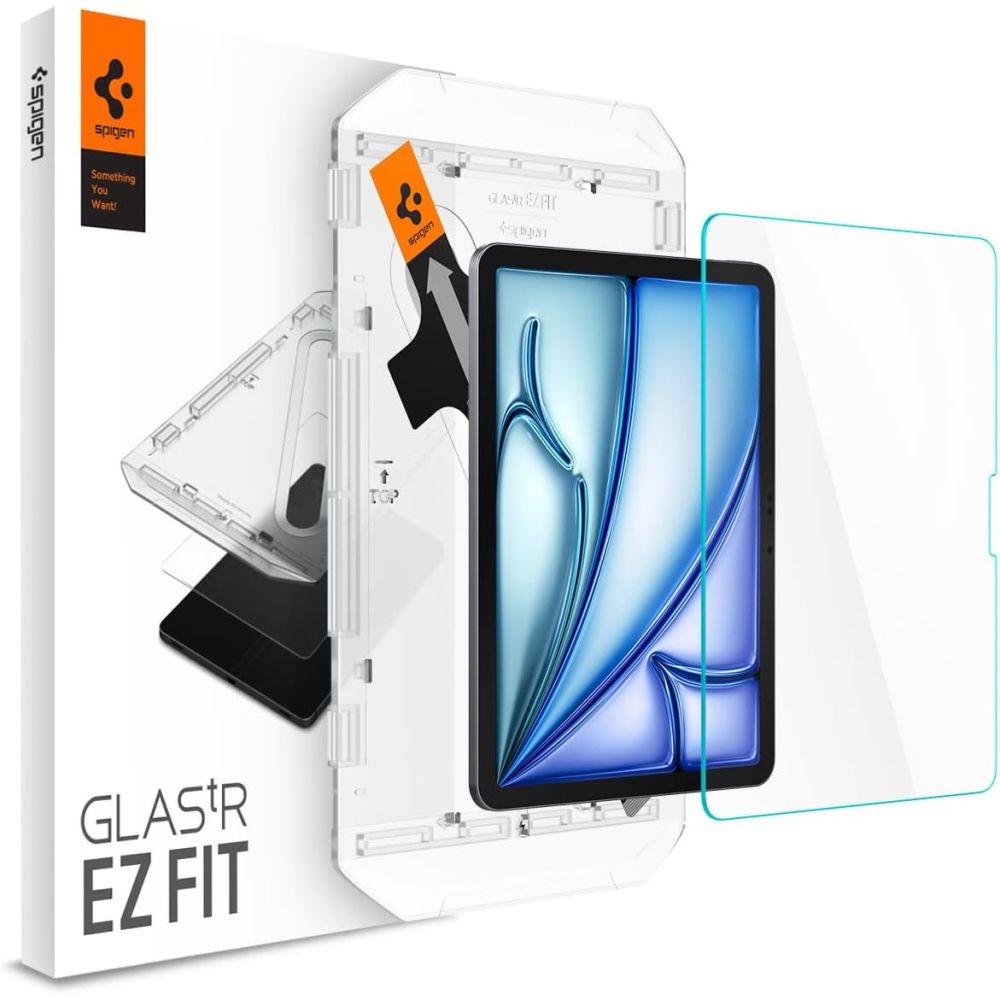 Hærdet Glas Spigen Glas.Tr ”Ez Fit” Ipad Air 11” 6 / 7 / 8 / 2024 2026 Clear