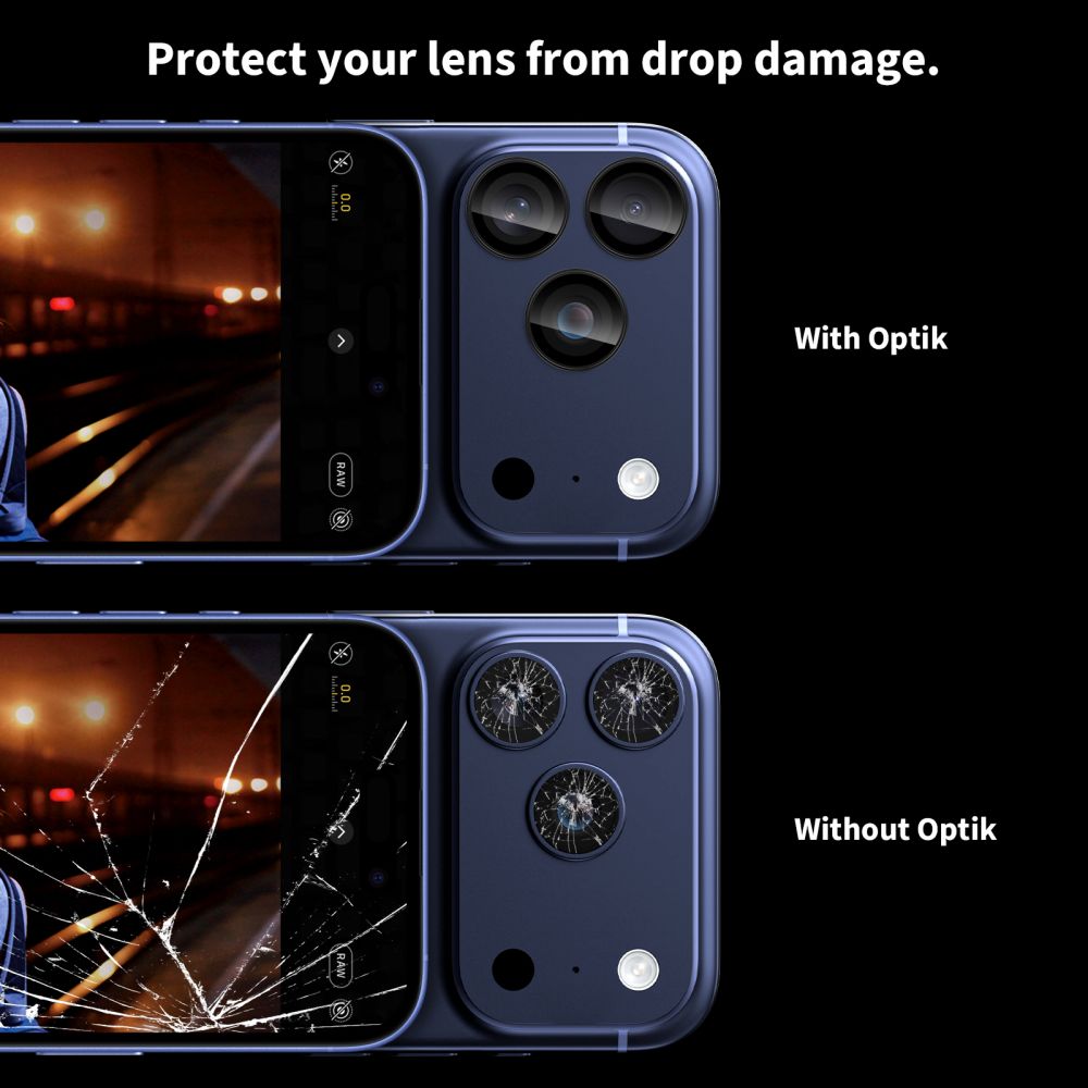 Kamera Beskyttelse Tech Protect Camring Fit+ Iphone 14 Pro / Max / 15 Pro / Max / 16 Pro / Max / 17 Pro / Max Dyb Blå