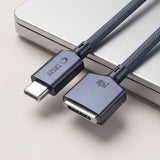 Tech Protect Mmc01 Ultraboost Magnetisk Macbook Kabel Usb C Til Magsafe 3 140 W 300 Cm Midnatsblå