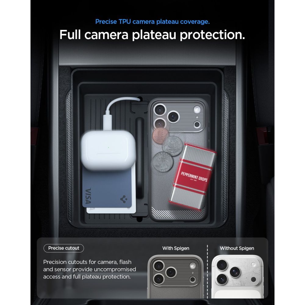Spigen Rugged Armor Magsafe Iphone 17 Pro Max / 18 Pro Max Grå