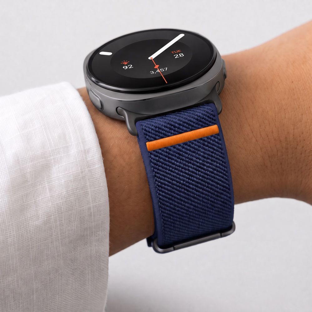 Tech Protect Nylon Lås Samsung Galaxy Watch 8 / 9 / Classic (40 / 44 / 46 Mm) Marineblå