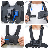 Tech Protect Ga100 Brystmontering Gopro / Dji / Inta360 Sort