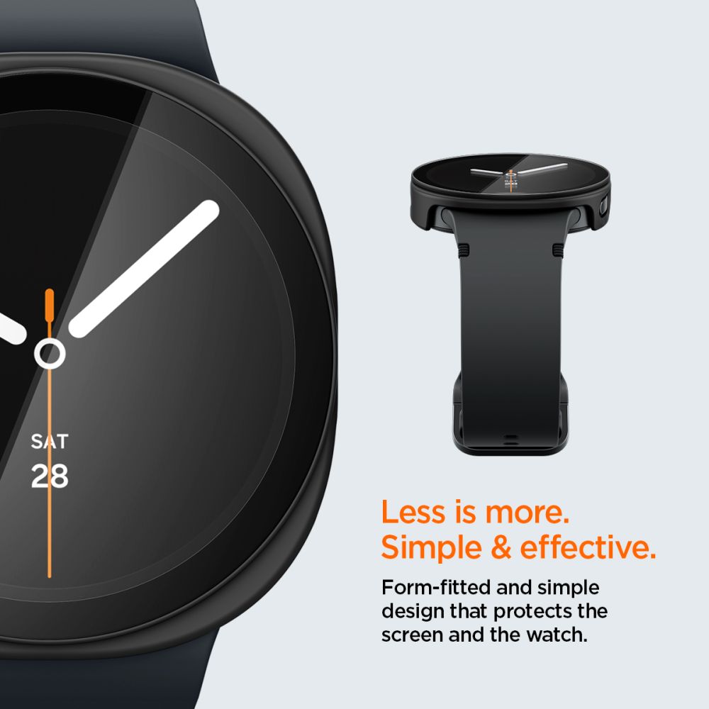 Spigen Thin Fit 360 Samsung Galaxy Watch 8/9 (44 Mm) Sort