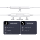 Tech Protect Ultraboost Mini Jack Høretelefon Core G4 Hvid