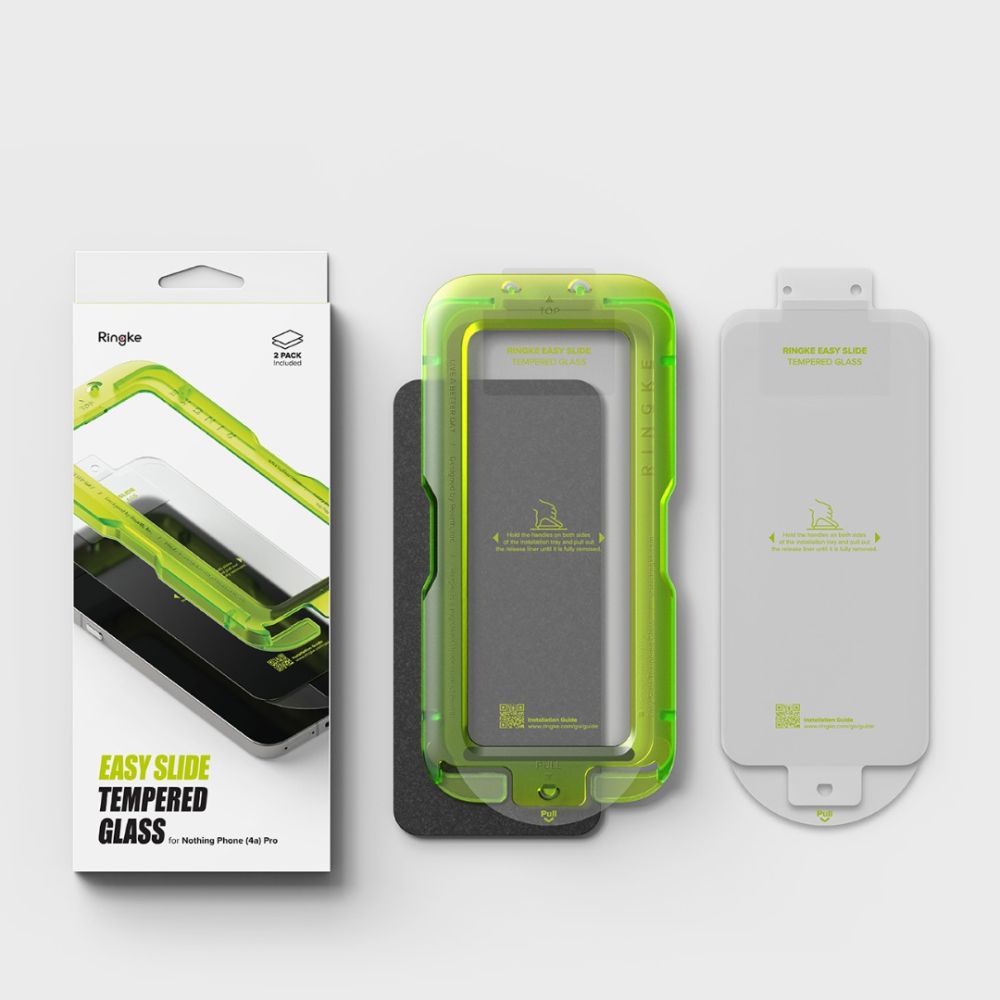 Hærdet Glas Ringke Easy Slide 2 Pak Ingenting Phone 4 A Pro Clear