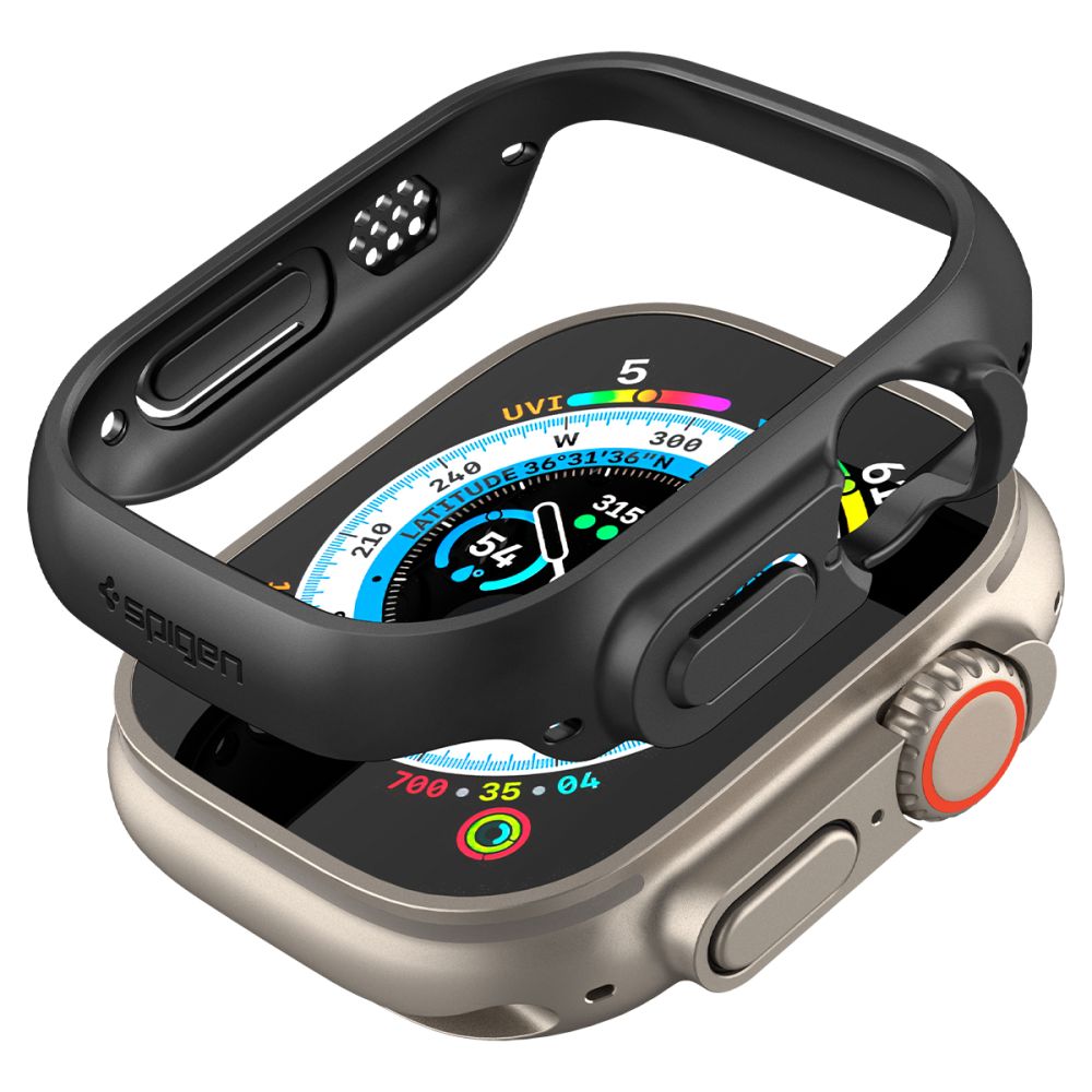 Spigen Thin Fit Apple Watch Ultra 1 / 2 / 3 / 4 (49 Mm) Sort