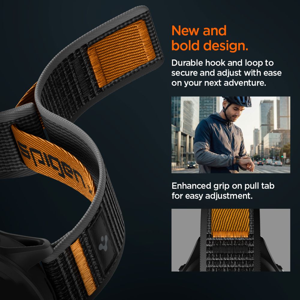 Spigen Athlex Air Garmin Quick Release 22 Mm Active Sort/Orange