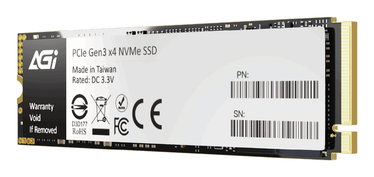 AGI Technology AI298 512 GB M.2 PCI Express 3.0 NVMe 3D NAND