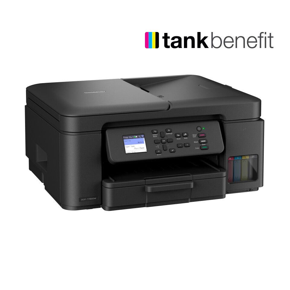 Brother DCP-T780DW Multifunktionsprinter Inkjet A4 1200 x 6000 dpi 16 sider pr. minut Wi-Fi