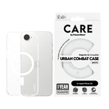 PanzerGlass CARE by ® Flagship Case Transparent Urban Combat m. Hvid Qi Compatible iPhone 16e