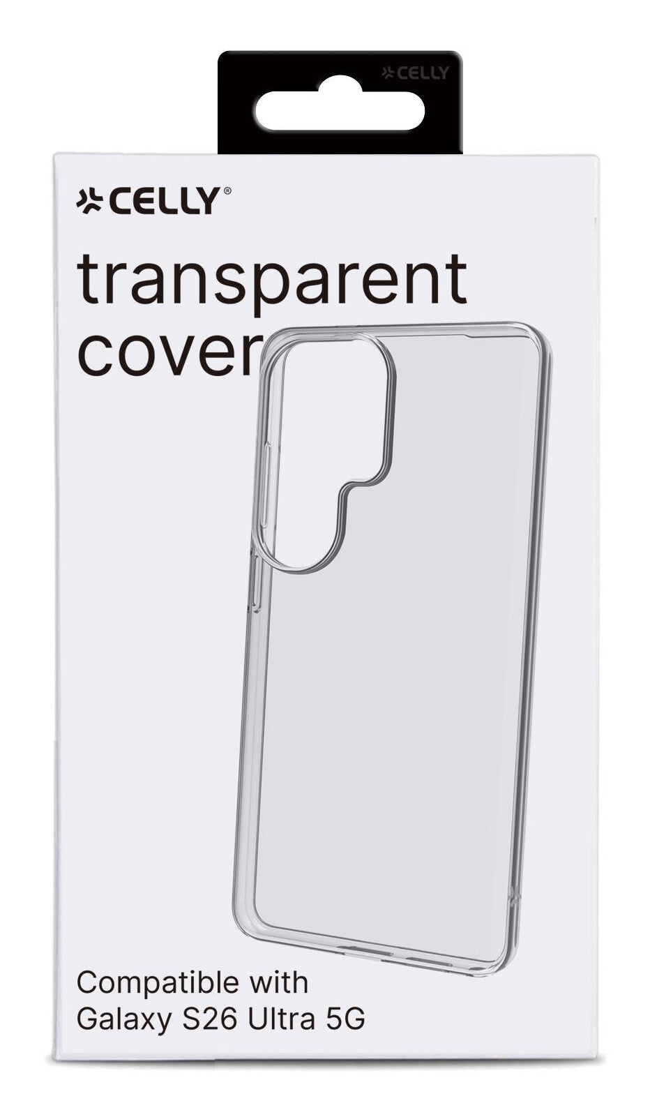 Celly GELSKIN1165 mobiltelefon etui 17,5 cm (6.9") Cover Transparent