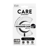 PanzerGlass CARE by ® Feature Case Transparent m. Sort Kickstand & MagSafe iPhone 16