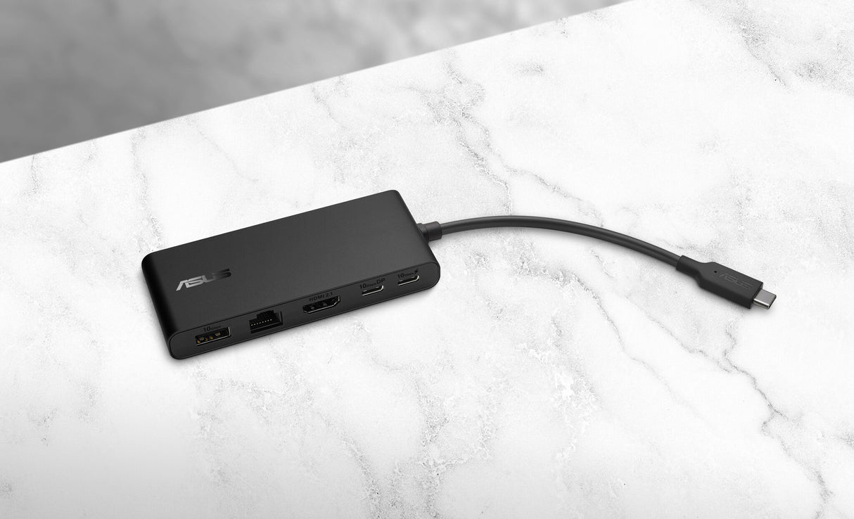 ASUS Dual 4K USB-C Dock DC201 Ledningsført USB 3.2 Gen 2 (3.1 Gen 2) Type-C Sort