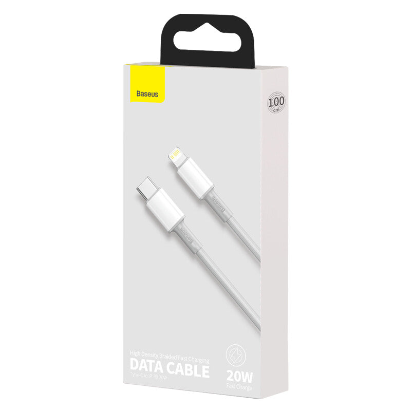 Baseus CATLGD-02 Lightning kabel 1 m Hvid