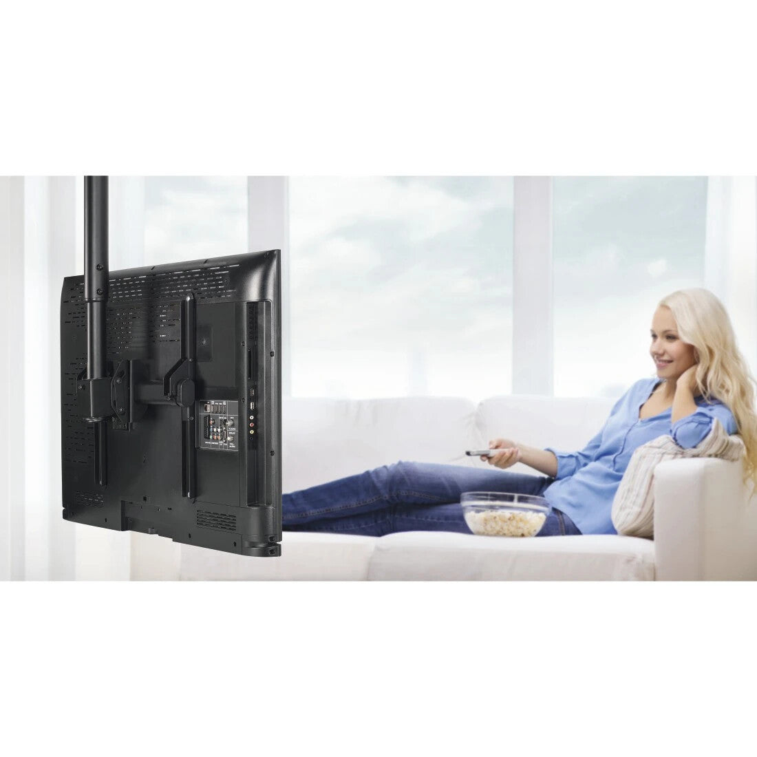 Hama 00220878 tv-beslag 165,1 cm (65") Sort