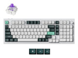 Keychron Q5 HE QMK tastatur Universel USB + RF Wireless + Bluetooth QWERTY Hvid