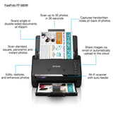 Epson FastFoto FF-680W Skanner med papir-tilførsel 600 x 600 dpi A4 Sort