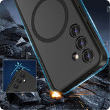 Tech-Protect MagMat MagSafe Case for Samsung Galaxy S24 Ultra - Matte Black