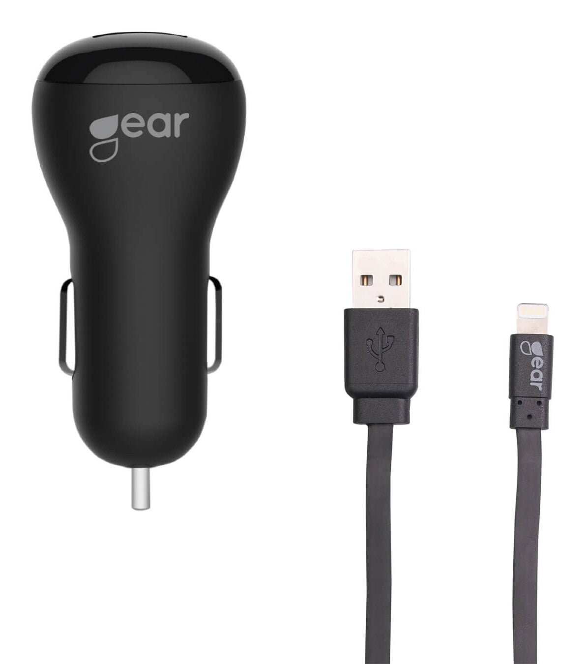 Gear 665008 oplader til mobil enhed Universel Sort Cigartænder, Vekselstrøm Automatisk, Indendørs