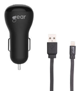 Gear 665008 oplader til mobil enhed Universel Sort Cigartænder, Vekselstrøm Automatisk, Indendørs