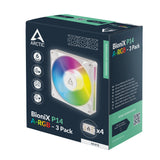 ARCTIC BioniX P14 A-RGB Computerkabinet Ventilator 14 cm Hvid 3 stk