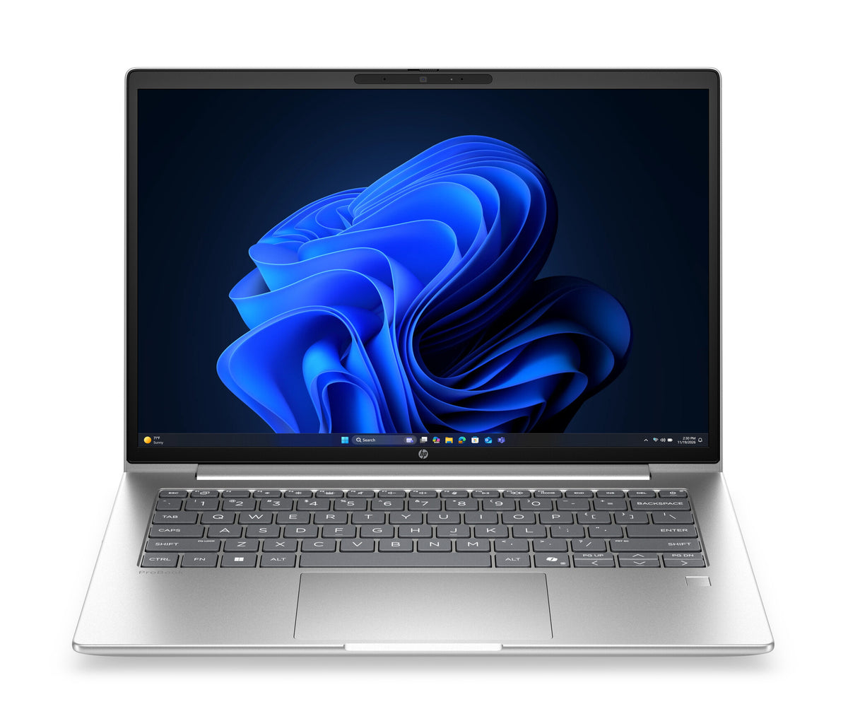 HP E0QB1AT laptop AMD Ryzen™ 5 230 35.6 cm (14") WUXGA 16 GB DDR5-SDRAM 512 GB SSD Wi-Fi 7 (802.11be) Windows 11 Pro Silver
