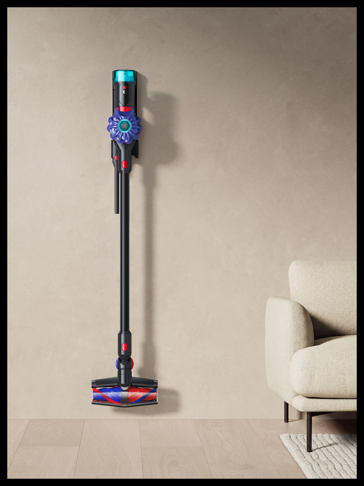 Dyson V10 Konical (SV55) trådløs støvsuger sort / blå EU 419634-01