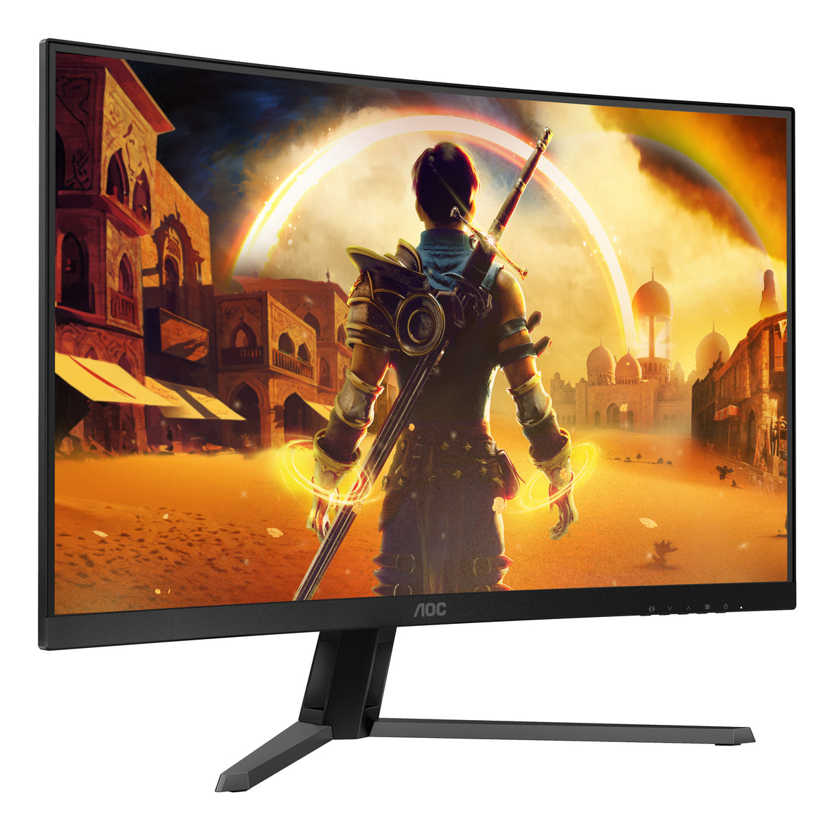 AOC G4 C32G42ZE computerskærm 80 cm (31.5") 1920 x 1080 pixel Fuld HD LED Sort, Rød